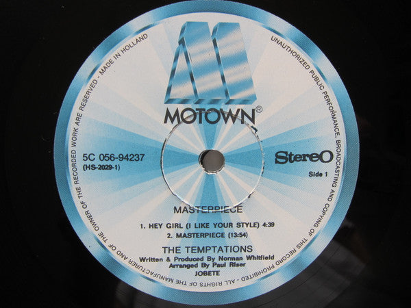 Temptations* : Masterpiece (LP, Album, RE)