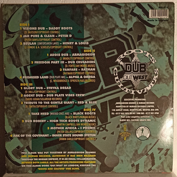 Various : Dub Out West Volume 1 (Roots Cultivatas) (2xLP, Album)