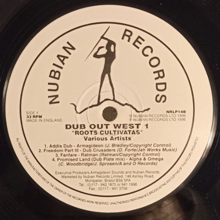 Various : Dub Out West Volume 1 (Roots Cultivatas) (2xLP, Album)