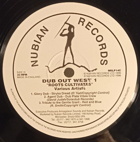 Various : Dub Out West Volume 1 (Roots Cultivatas) (2xLP, Album)
