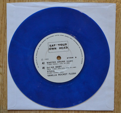 Vanilla Rocket Flesh : Wasted Drunk (7", Num, Blu)