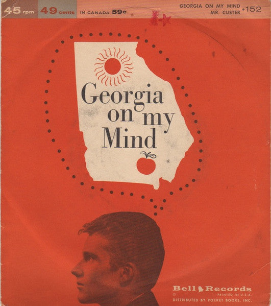 Rocky Daniels / Bobby Frank (2) : Georgia On My Mind / Mr. Custer (7")