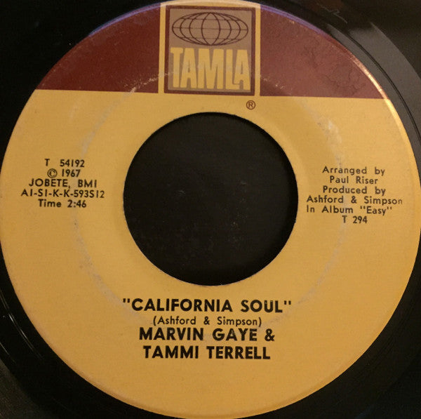 Marvin Gaye & Tammi Terrell : The Onion Song / California Soul (7", Single)
