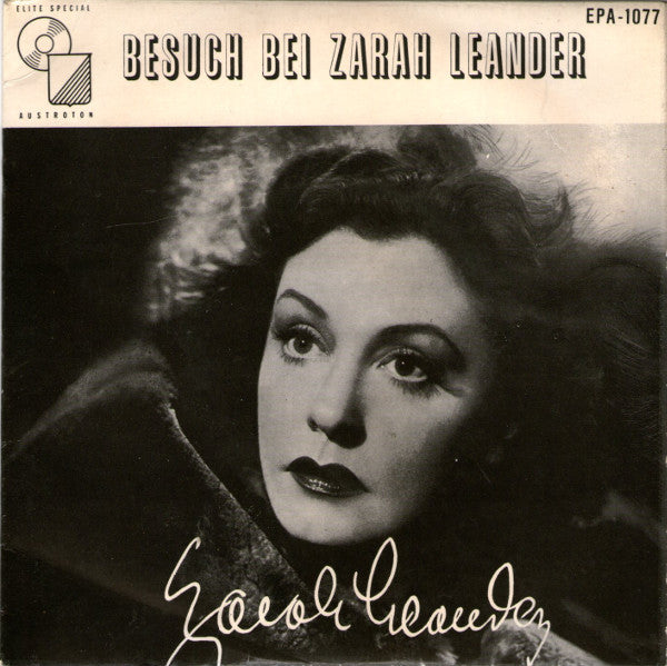 Zarah Leander : Besuch Bei Zarah Leander (7", EP)