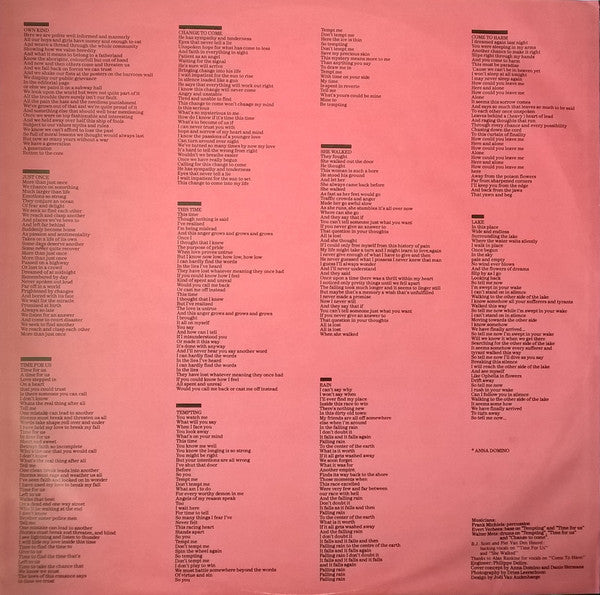 Anna Domino : This Time (LP, Album)