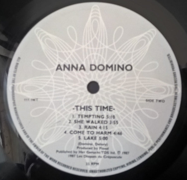 Anna Domino : This Time (LP, Album)
