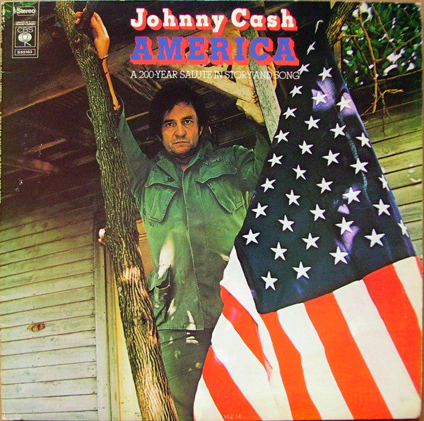 Johnny Cash : America -  A 200-Year Salute In Story And Song (LP, Album, Gat)