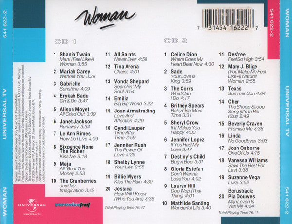 Various : Woman (2xCD, Comp)