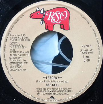 Bee Gees : Tragedy (7", Single)