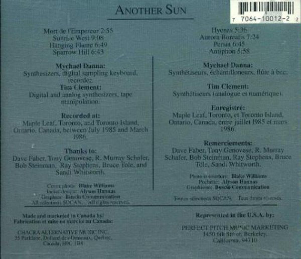 Danna & Clement : Another Sun (CD, Album)