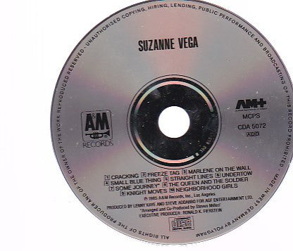 Suzanne Vega : Suzanne Vega (CD, Album)