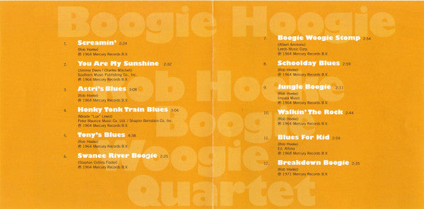 Rob Hoeke, Rob Hoeke Boogie Woogie Quartet, The Rob Hoeke Rhythm & Blues Group : 2 Original Albums (CD, Album, RE + CD, Album, RE + Comp)