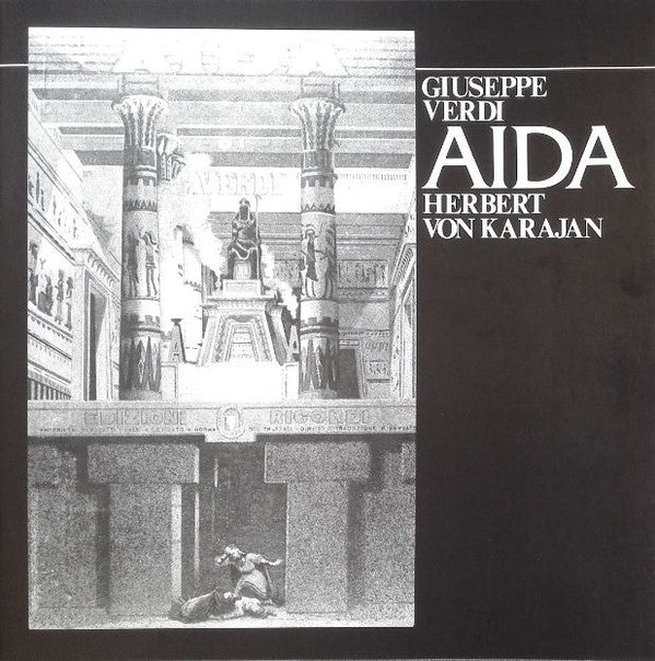 Giuseppe Verdi, Mirella Freni, José Carreras, Agnes Baltsa, Piero Cappuccilli, Ruggero Raimondi, José van Dam, Katia Ricciarelli, Thomas Moser, Wiener Staatsopernchor, Wiener Philharmoniker, Herbert Von Karajan : Aida (3xLP, Album + Box)