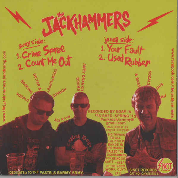 The Jackhammers : The Jackhammers (7")