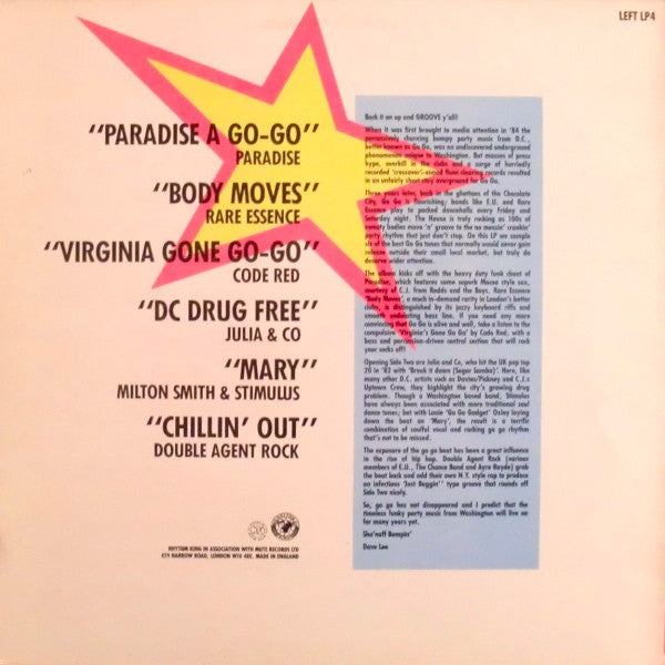 Various : Paradise A Go-Go - Washington D.C. Go Go Compilation (LP, Comp)