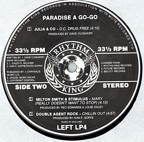 Various : Paradise A Go-Go - Washington D.C. Go Go Compilation (LP, Comp)