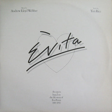 Andrew Lloyd Webber And Tim Rice : Evita (2xLP, Album, Gat)