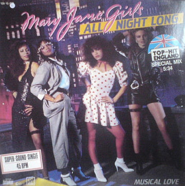 Mary Jane Girls : All Night Long (12", Single)