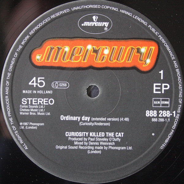 Curiosity Killed The Cat : Ordinary Day (12", EP)