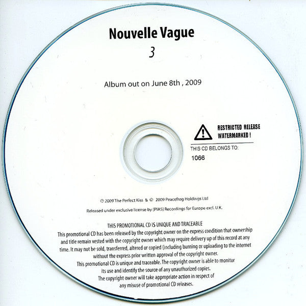 Nouvelle Vague : 3 (CDr, Album, Num, Promo, Car)