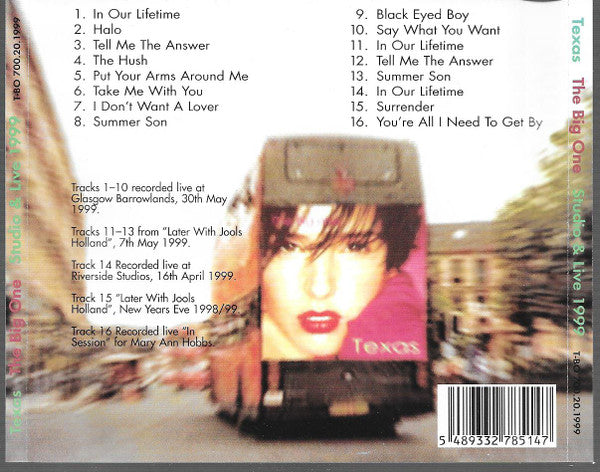 Texas : The Big One (CD, Comp, Unofficial)