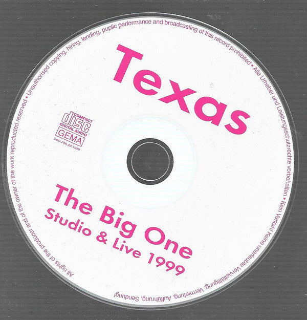 Texas : The Big One (CD, Comp, Unofficial)