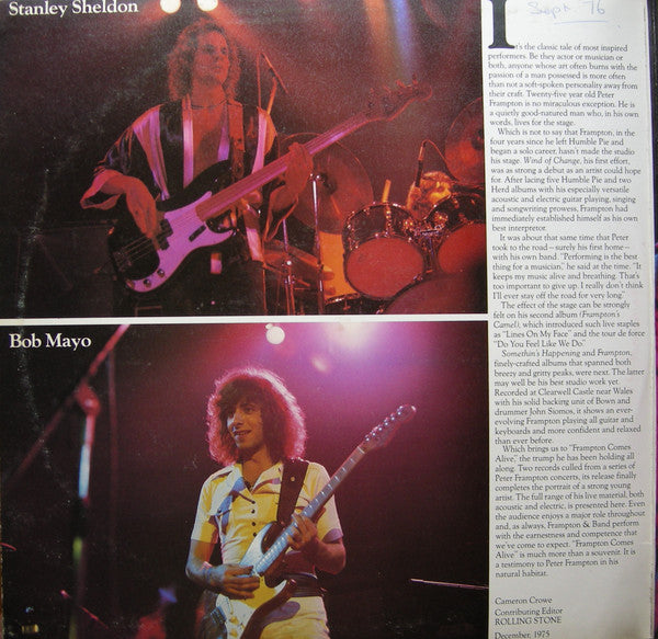 Peter Frampton : Frampton Comes Alive! (2xLP, Album)