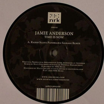 Jamie Anderson : Time Is Now (12")