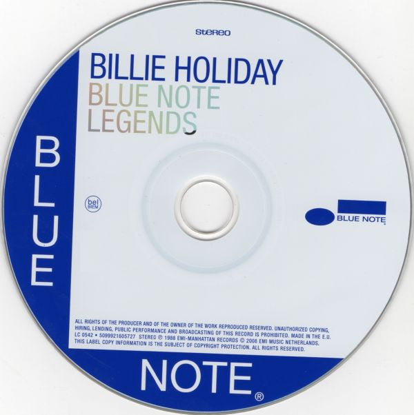 Billie Holiday : Blue Note Legends (CD, Album, RE)