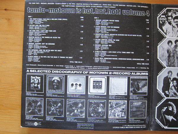 Various : Tamla-Motown Is Hot, Hot, Hot!  Volume 4 (LP, Comp, Gat)