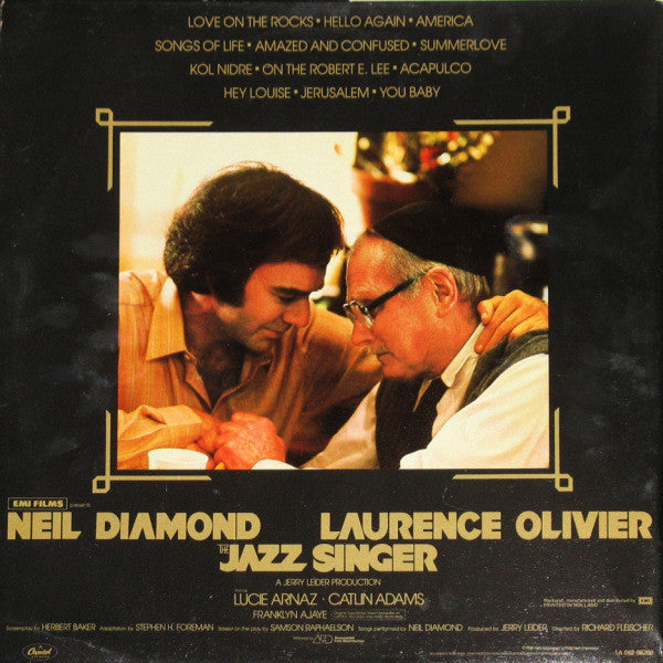 Neil Diamond : The Jazz Singer (Original Songs From The Motion Picture) (LP, Album, Gat)