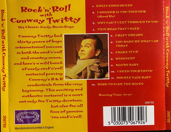 Conway Twitty : Rock 'N' Roll With Conway Twitty (CD, Comp)