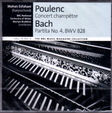 Francis Poulenc, Johann Sebastian Bach : Concert Champêtre / Partita No.4, BWV 828 (CD)