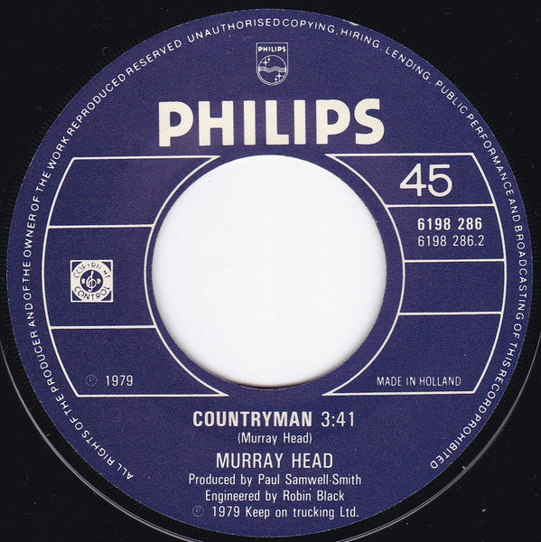 Murray Head : Sorry, I Love You (7", Single)