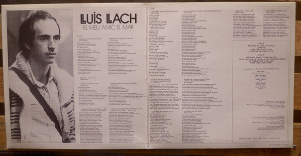 Lluis Llach : El Meu Amic El Mar (LP, Album, Gat)
