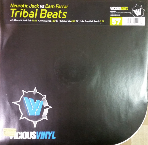Neurotic Jock Vs. Cam Farrar : Tribal Beats (12")