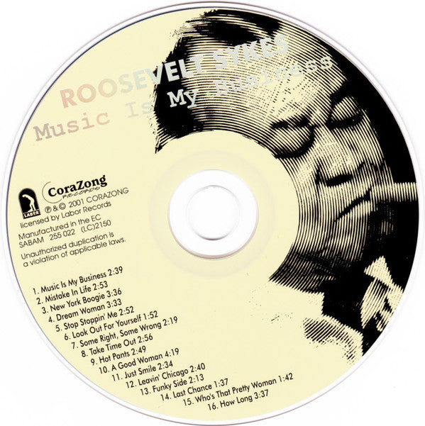 Roosevelt Sykes : Music Is My Business (CD, Album, RE)