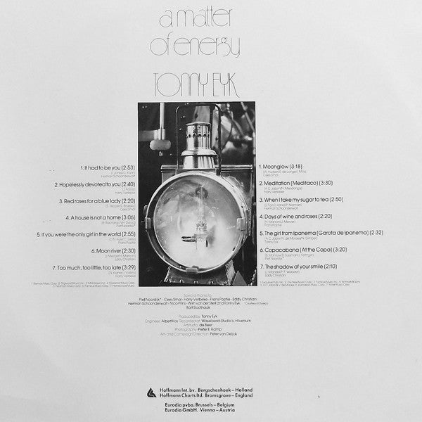 Tonny Eyk : A Matter Of Energy (LP, Album)