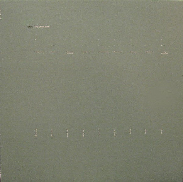 Pet Shop Boys : Before (3x12", Single + Box)