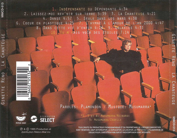 Ginette Reno : La Chanteuse (CD, Album)