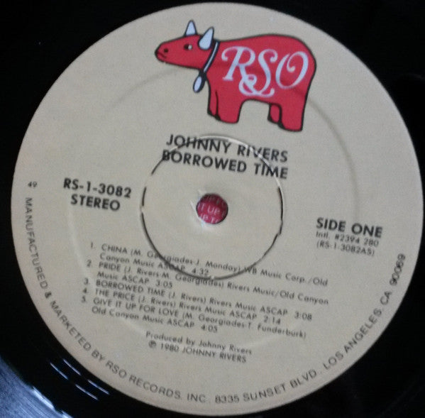 Johnny Rivers : Borrowed Time (LP, Album, 49 )