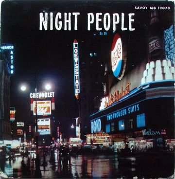 Mort Herbert : Night People (LP, Album, Mono, Red)