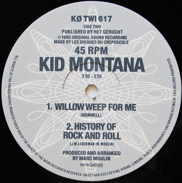 Kid Montana : Love May Be Blind (12")