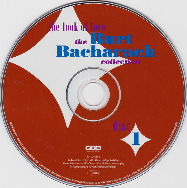 Burt Bacharach : The Look Of Love (The Burt Bacharach Collection) (2xCD, Album, Comp)
