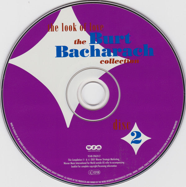 Burt Bacharach : The Look Of Love (The Burt Bacharach Collection) (2xCD, Album, Comp)