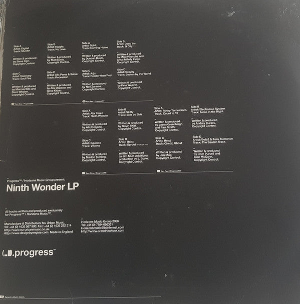 Various : Ninth Wonder LP Part Two (2x12")