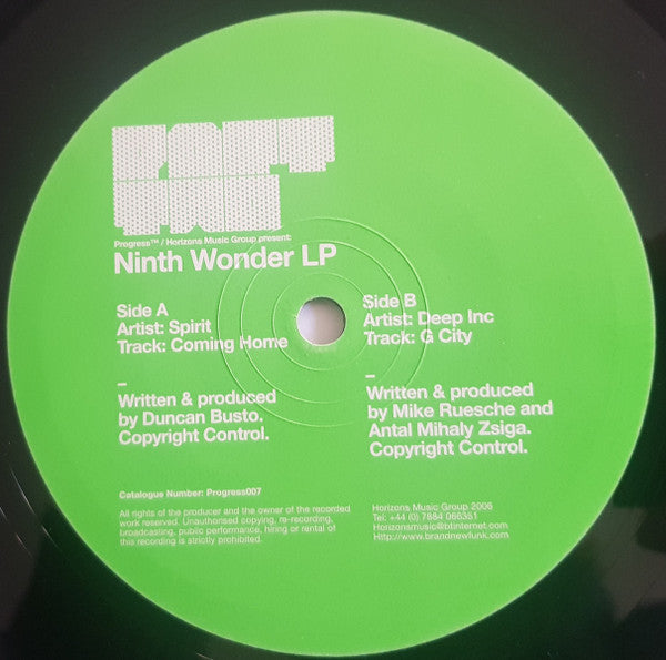 Various : Ninth Wonder LP Part Two (2x12")