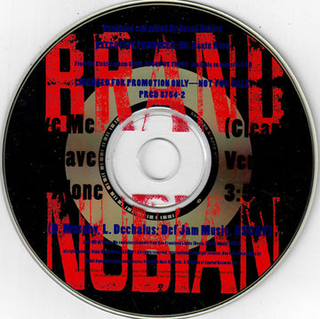 Brand Nubian : Love Me Or Leave Me Alone (CD, Single, Promo)