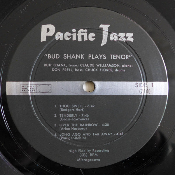 Bud Shank : Plays Tenor (LP)