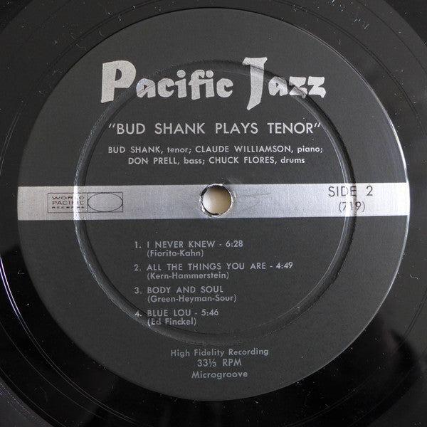 Bud Shank : Plays Tenor (LP)